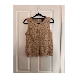 J. Crew lace tank top